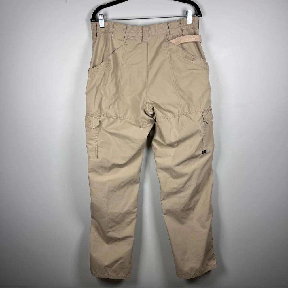5.11 MEN’S REGULAR FIT TACLITE RIPSTOP CARGO PANT Khaki Outdoor 34x34 Gorpcore - Picture 8 of 10